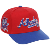 Atlanta Braves Mitchell & Ness MLB 'Era Flip' Heritage Series Pro Pinch - Red/Red