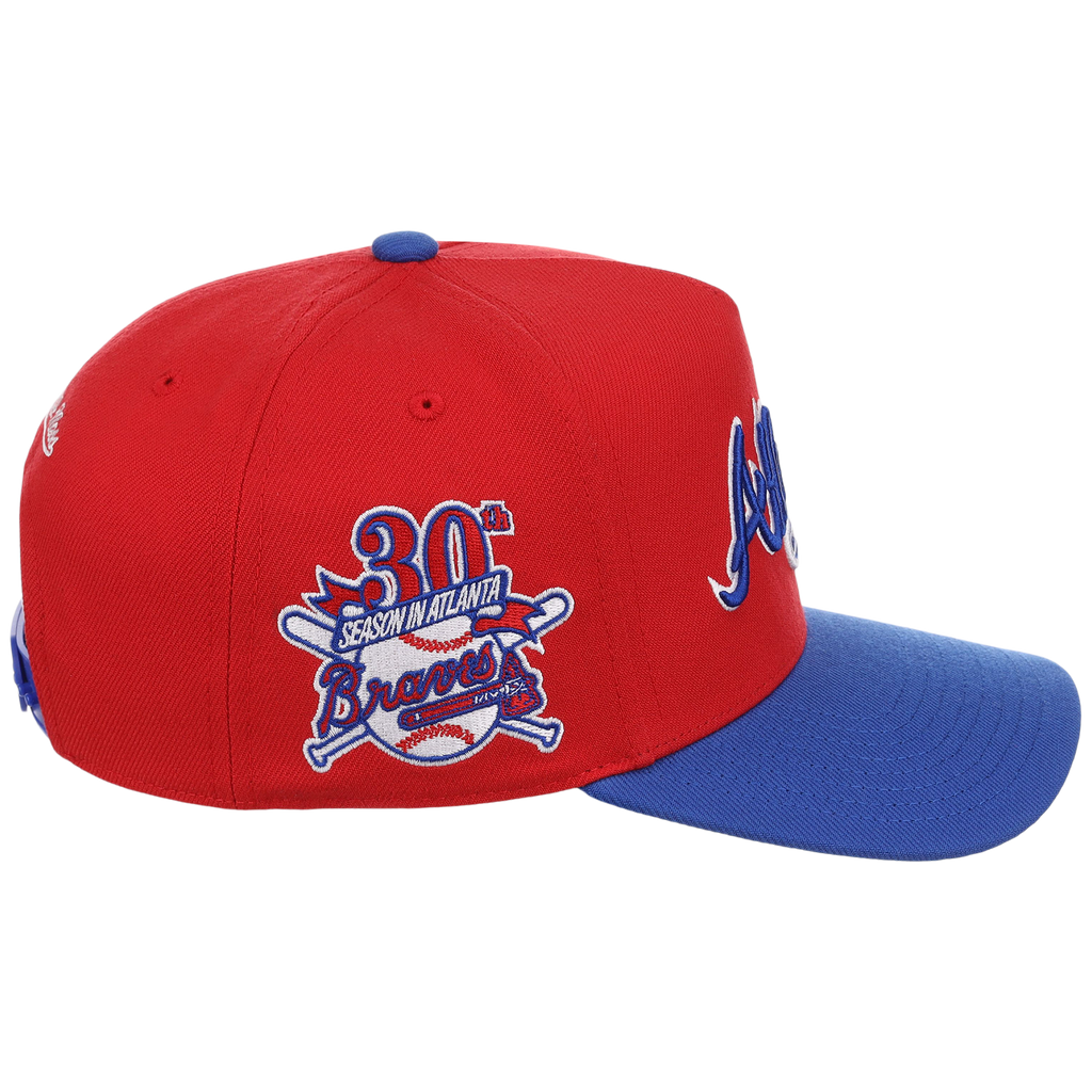 Atlanta Braves Mitchell & Ness MLB 'Era Flip' Heritage Series Pro Pinch - Red/Red