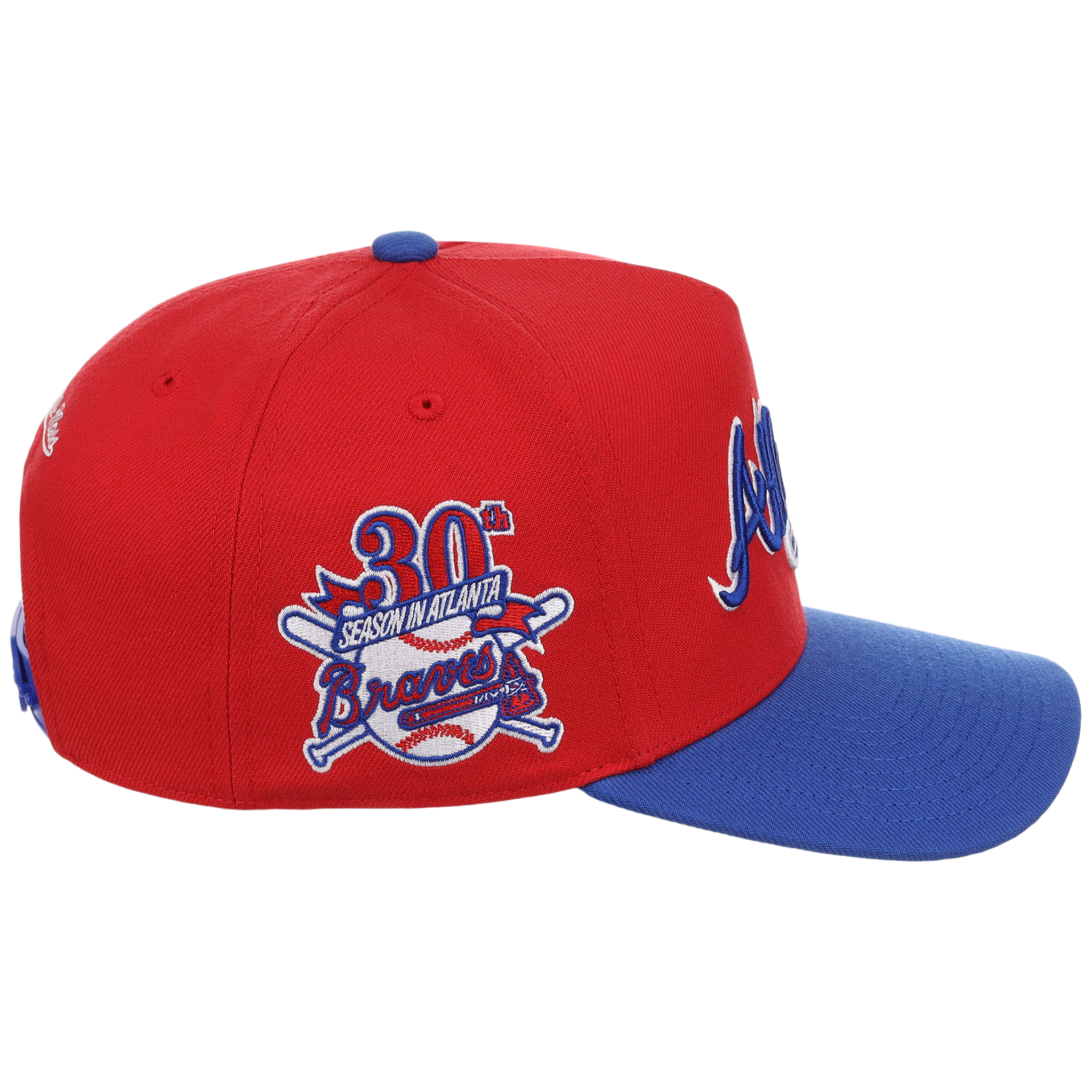 Atlanta Braves Mitchell & Ness MLB 'Era Flip' Heritage Series Pro Pinch - Red/Red
