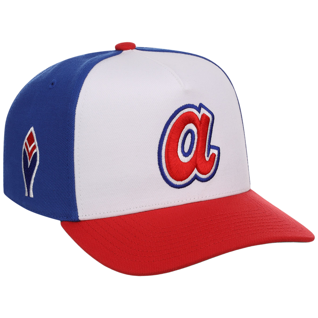 Atlanta Braves Mitchell & Ness MLB 'Era Flip' Heritage Series Pro Pinch - White/Red