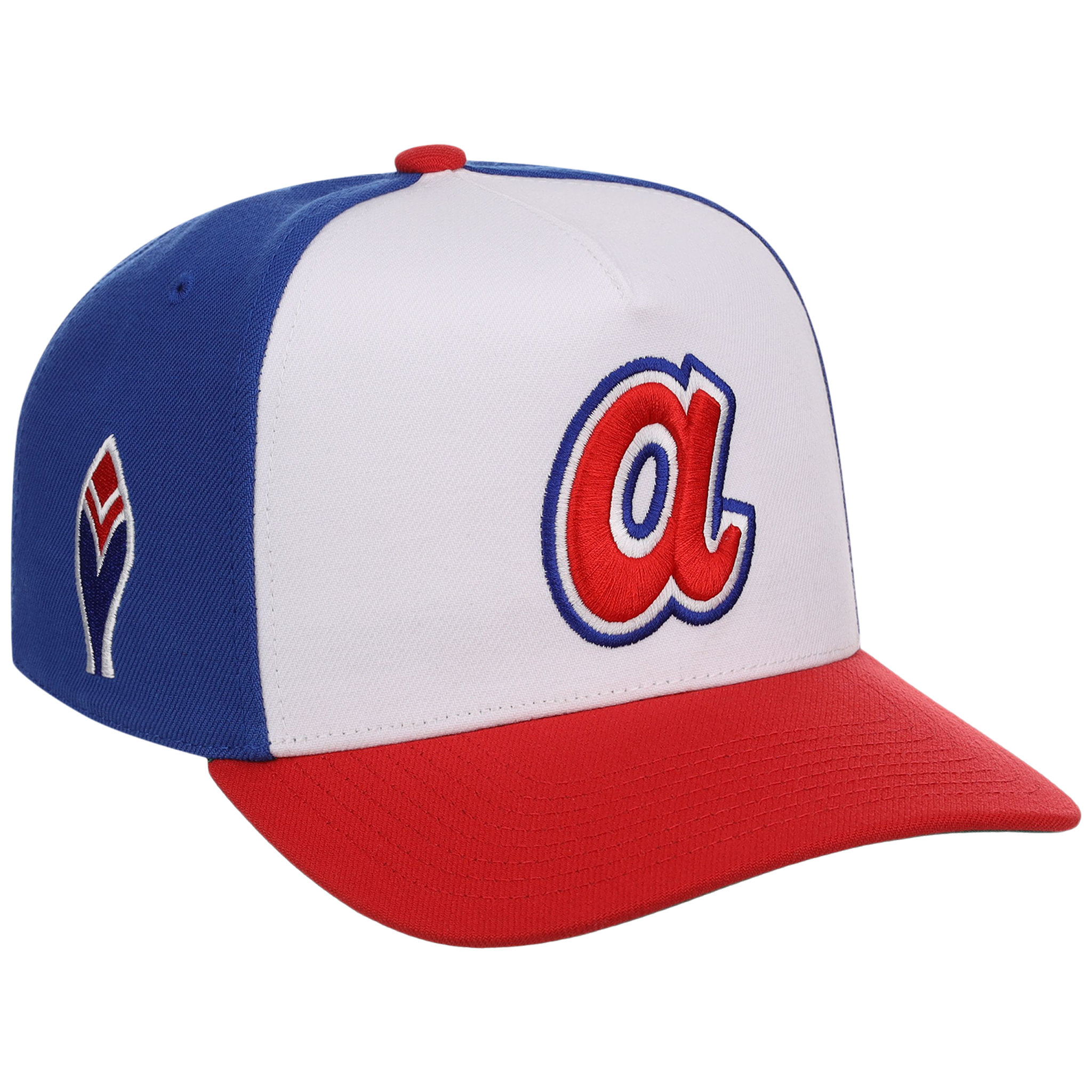 Atlanta Braves Mitchell & Ness MLB 'Era Flip' Heritage Series Pro Pinch - White/Red