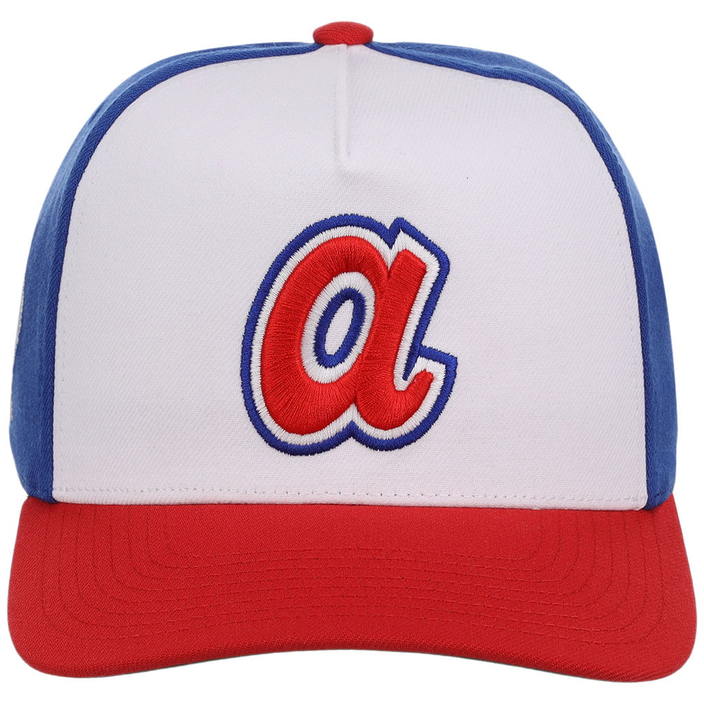 Atlanta Braves Mitchell & Ness MLB 'Era Flip' Heritage Series Pro Pinch - White/Red