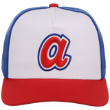 Atlanta Braves Mitchell & Ness MLB 'Era Flip' Heritage Series Pro Pinch - White/Red