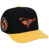 Baltimore Orioles Mitchell & Ness MLB 'Era Flip' Heritage Series Pro Pinch - Black/Yellow