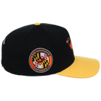 Baltimore Orioles Mitchell & Ness MLB 'Era Flip' Heritage Series Pro Pinch - Black/Yellow