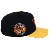 Baltimore Orioles Mitchell & Ness MLB 'Era Flip' Heritage Series Pro Pinch - Black/Yellow