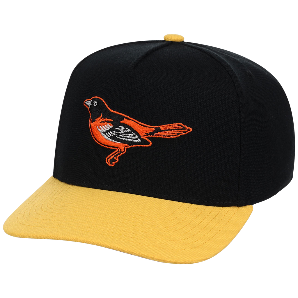 Baltimore Orioles Mitchell & Ness MLB 'Era Flip' Heritage Series Pro Pinch - Black/Yellow