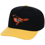 Baltimore Orioles Mitchell & Ness MLB 'Era Flip' Heritage Series Pro Pinch - Black/Yellow