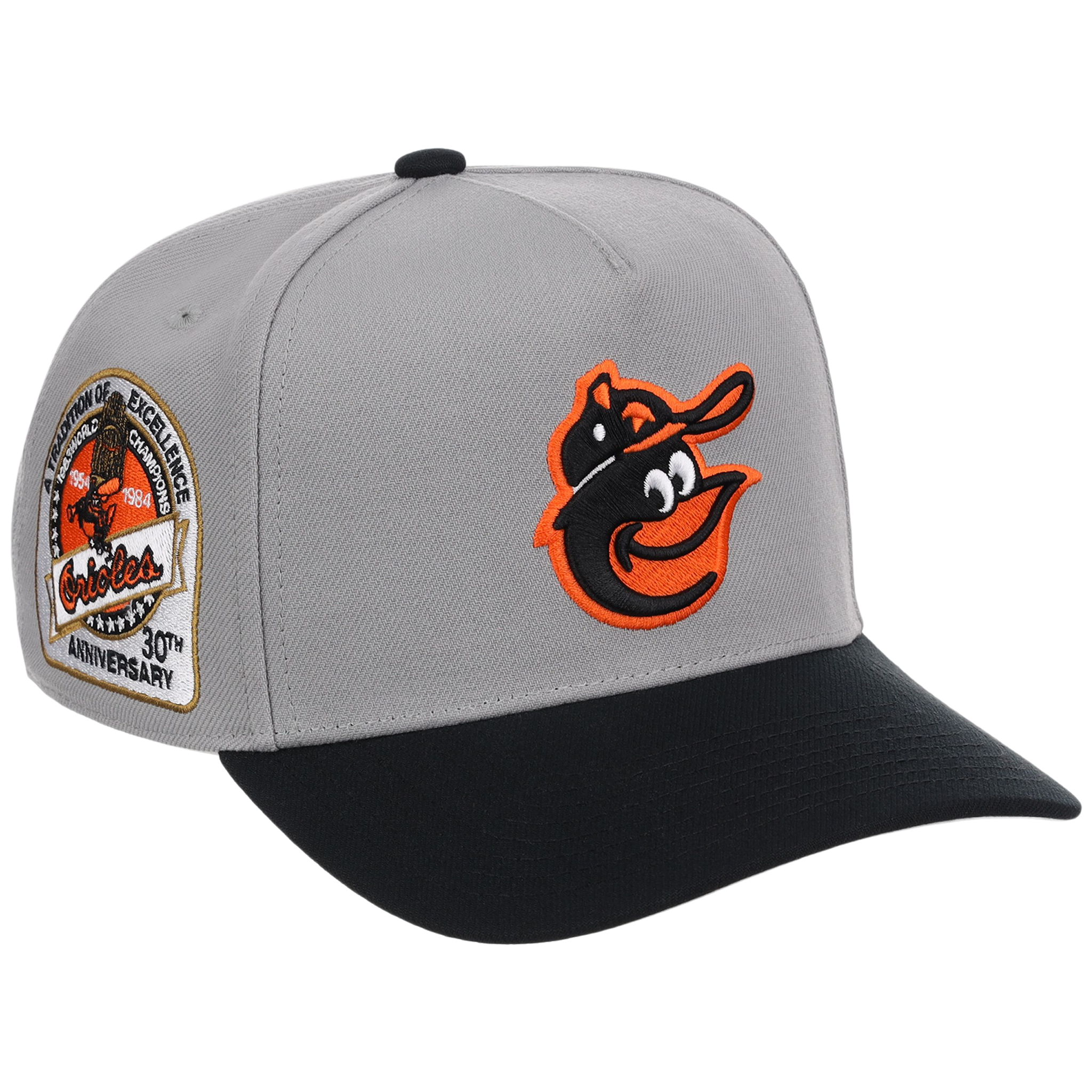 Baltimore Orioles Mitchell & Ness MLB 'Era Flip' Heritage Series Pro Pinch - Grey/Black