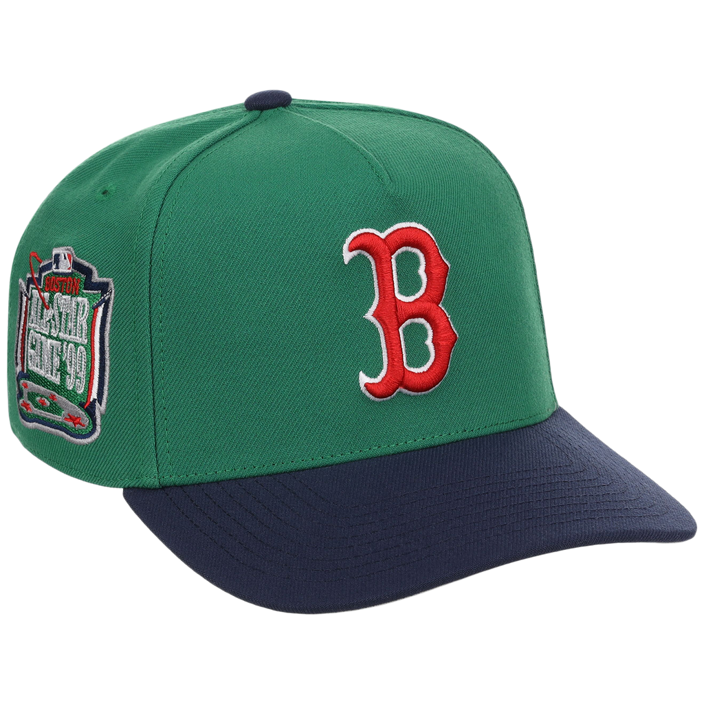 Boston Red Sox Mitchell & Ness MLB 'Era Flip' Heritage Series Pro Pinch - Green/Navy
