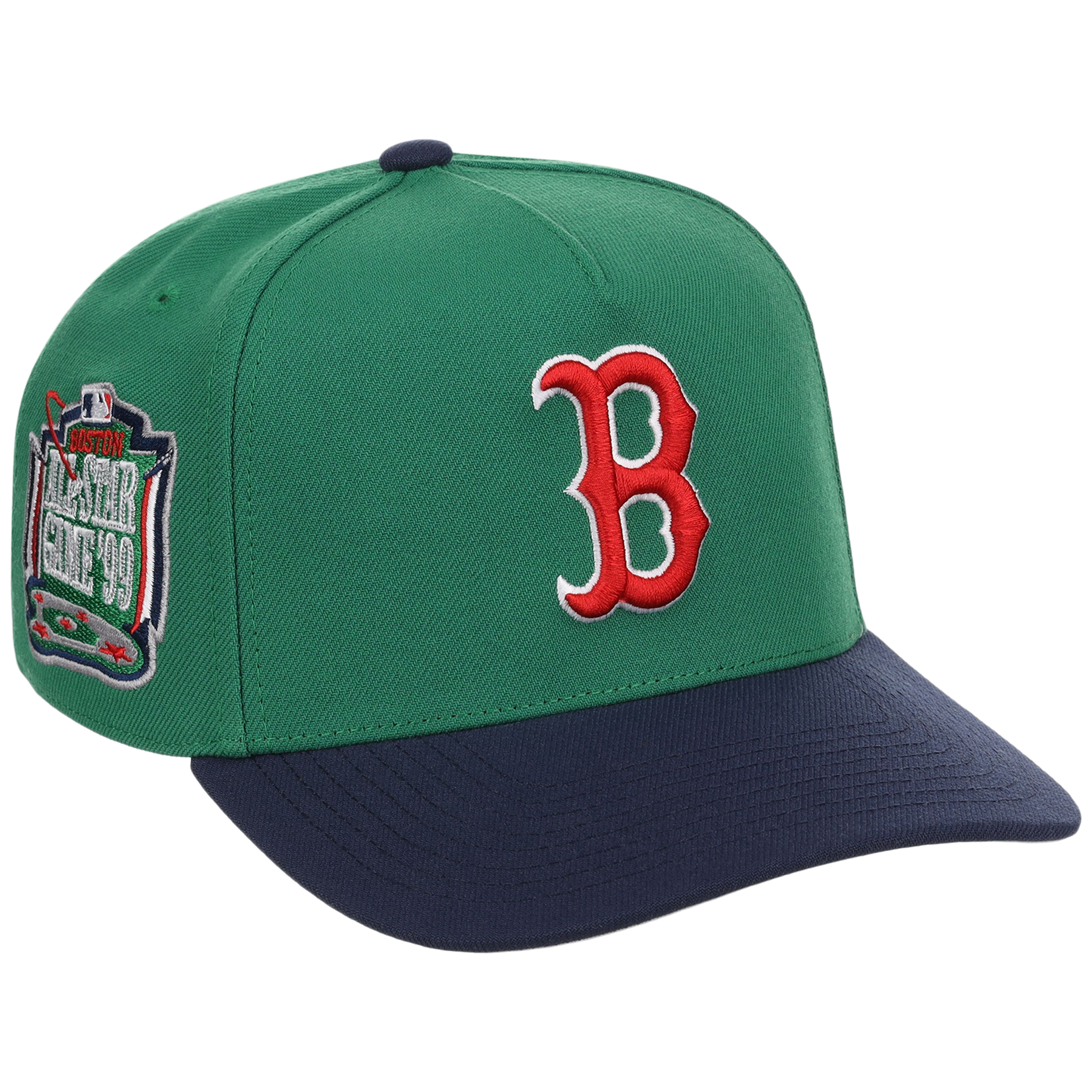 Boston Red Sox Mitchell & Ness MLB 'Era Flip' Heritage Series Pro Pinch - Green/Navy