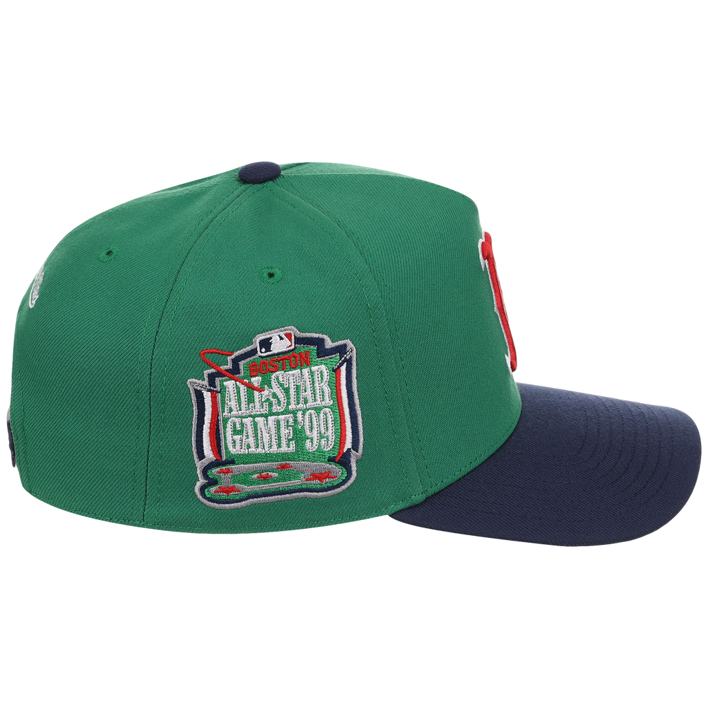 Boston Red Sox Mitchell & Ness MLB 'Era Flip' Heritage Series Pro Pinch - Green/Navy