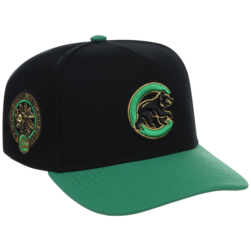 Chicago Cubs Mitchell & Ness MLB 'Era Flip' Heritage Series Pro Pinch - Black/Green