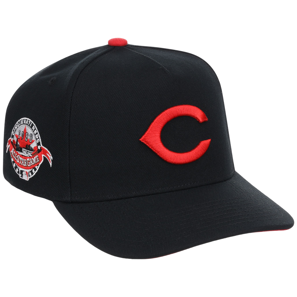 Cincinnati Reds Mitchell & Ness MLB 'Era Flip' Heritage Series Pro Pinch - Black/Black