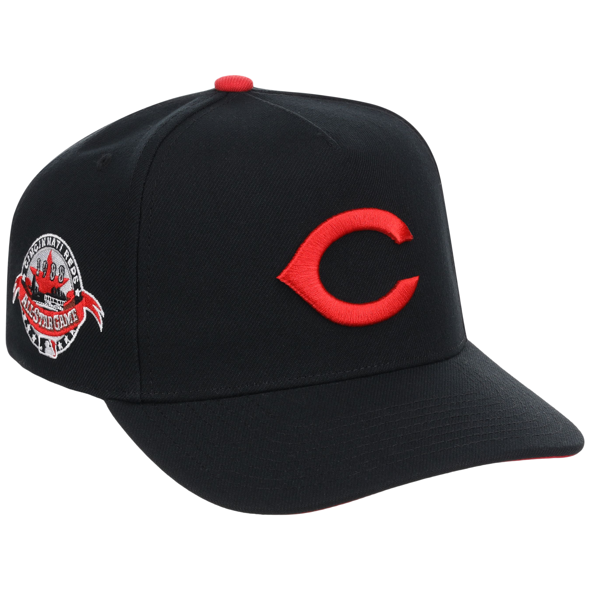 Cincinnati Reds Mitchell & Ness MLB 'Era Flip' Heritage Series Pro Pinch - Black/Black