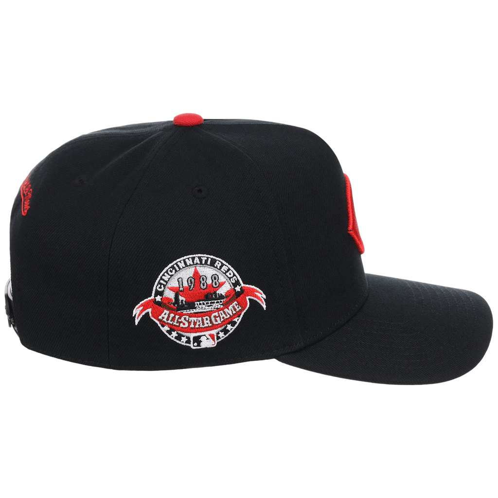 Cincinnati Reds Mitchell & Ness MLB 'Era Flip' Heritage Series Pro Pinch - Black/Black