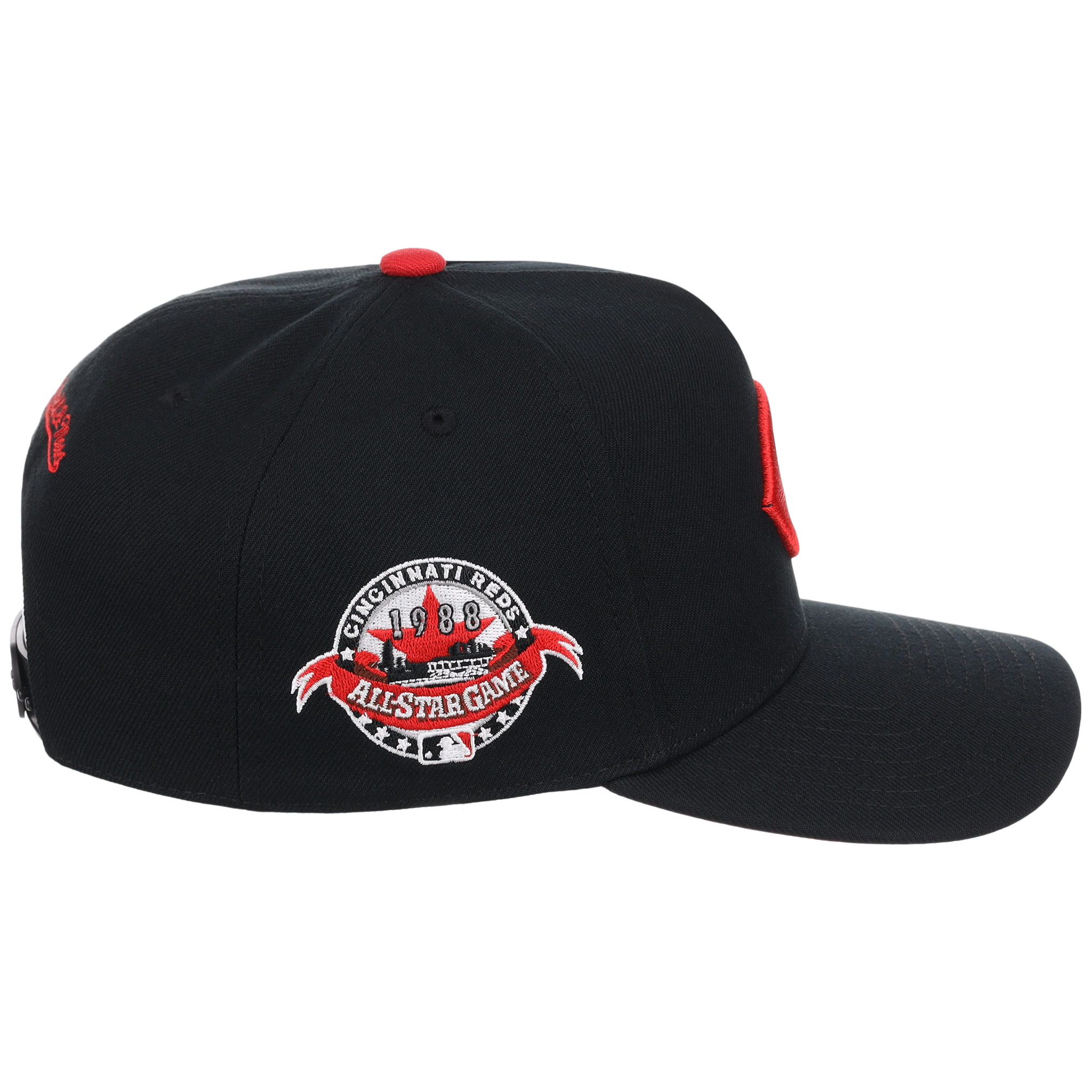 Cincinnati Reds Mitchell & Ness MLB 'Era Flip' Heritage Series Pro Pinch - Black/Black