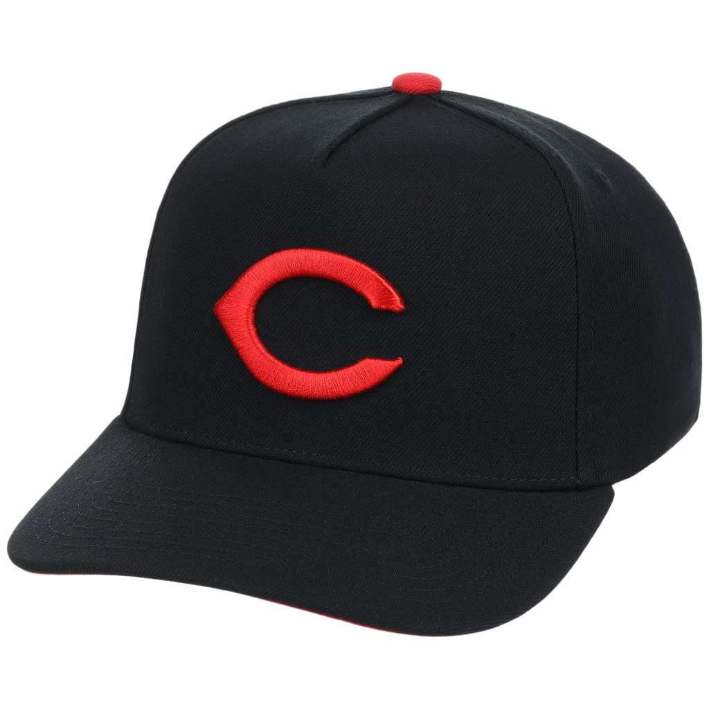 Cincinnati Reds Mitchell & Ness MLB 'Era Flip' Heritage Series Pro Pinch - Black/Black