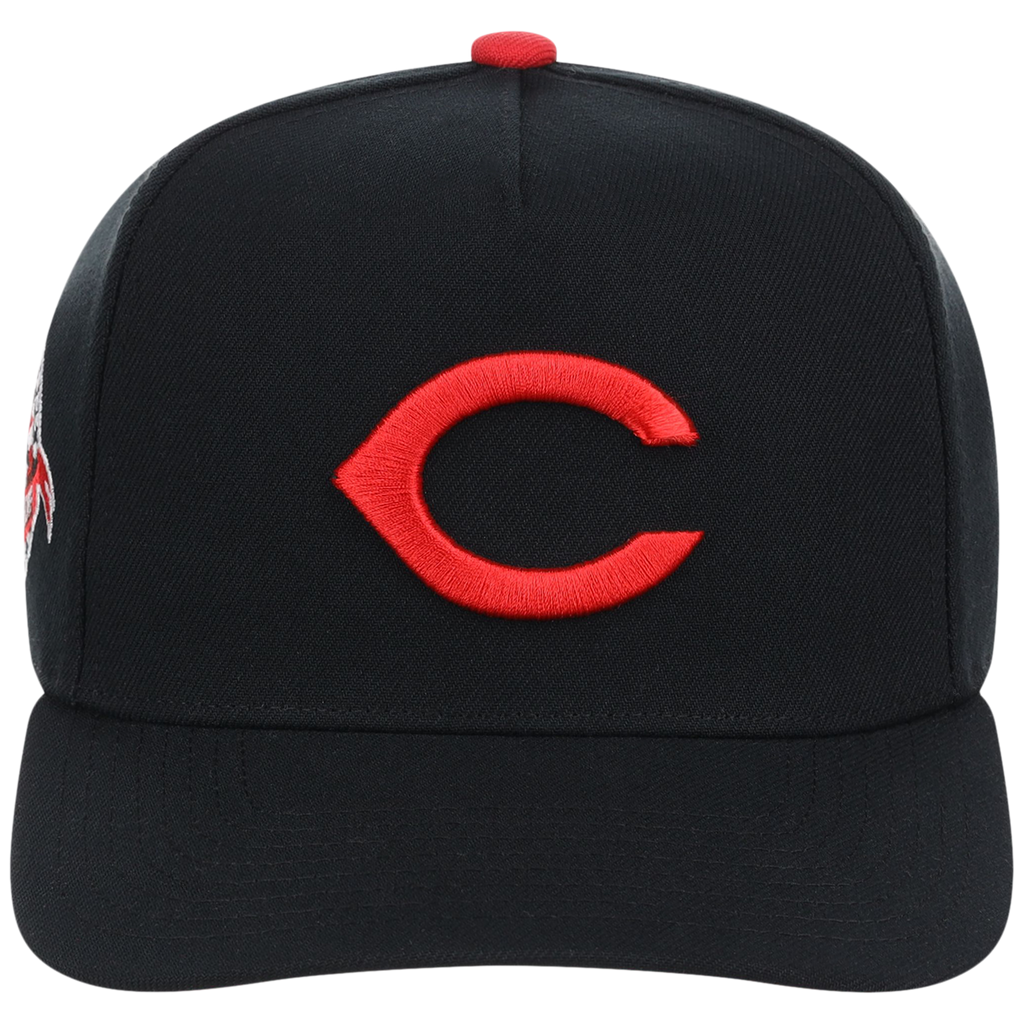 Cincinnati Reds Mitchell & Ness MLB 'Era Flip' Heritage Series Pro Pinch - Black/Black