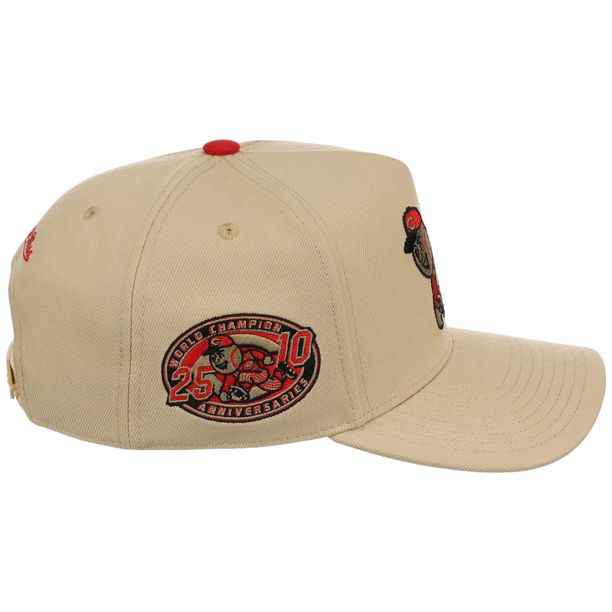 Cincinnati Reds Mitchell & Ness MLB 'Era Flip' Heritage Series Pro Pinch - Cream/Cream