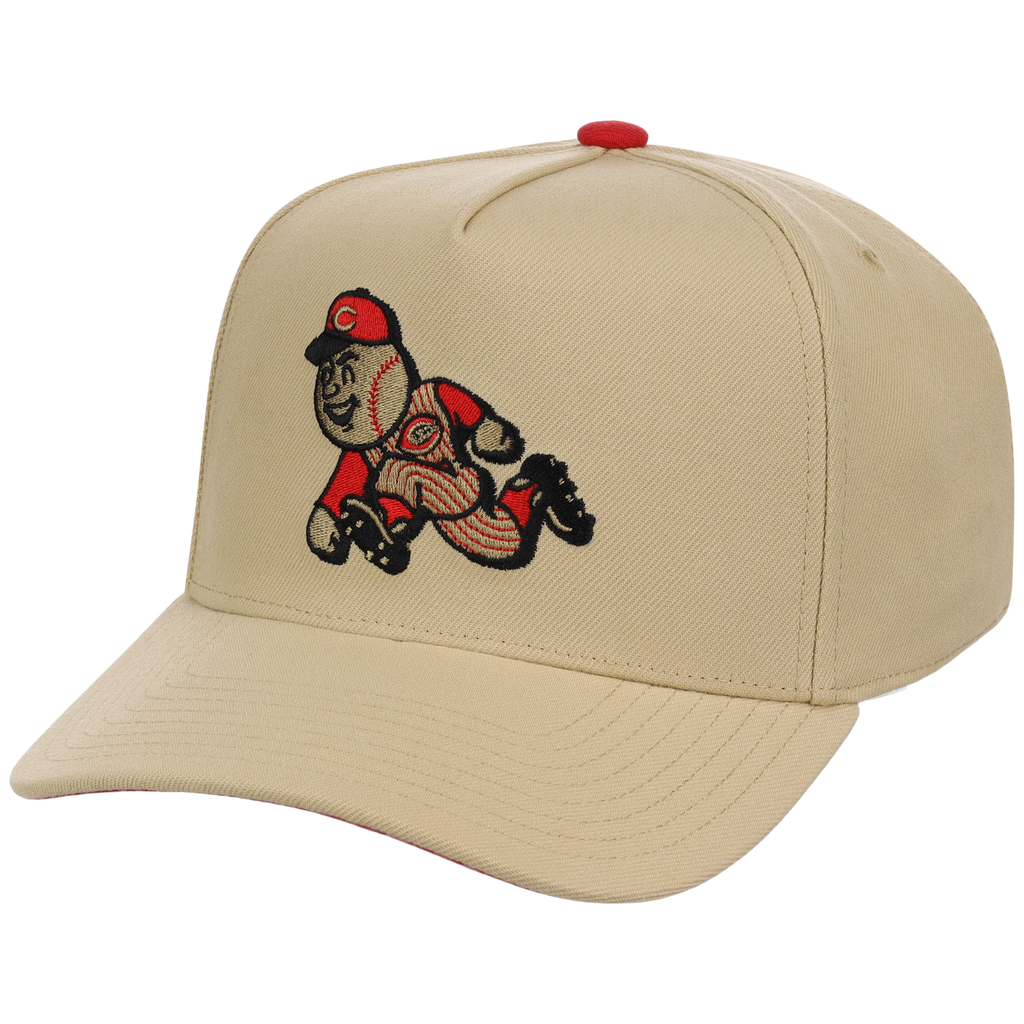 Cincinnati Reds Mitchell & Ness MLB 'Era Flip' Heritage Series Pro Pinch - Cream/Cream
