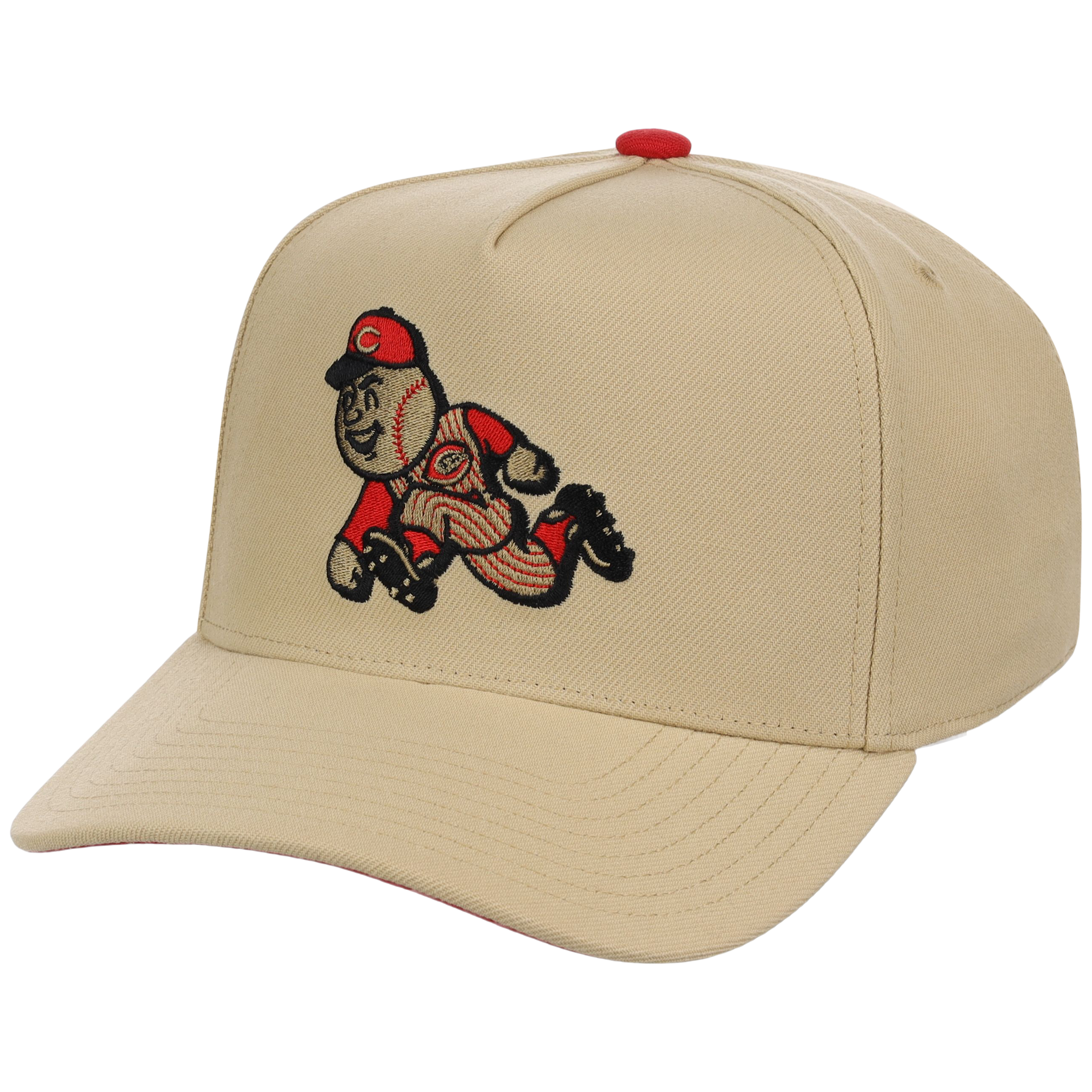 Cincinnati Reds Mitchell & Ness MLB 'Era Flip' Heritage Series Pro Pinch - Cream/Cream