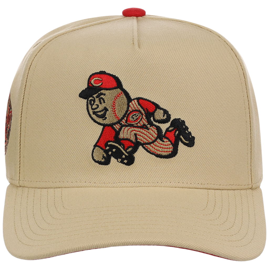 Cincinnati Reds Mitchell & Ness MLB 'Era Flip' Heritage Series Pro Pinch - Cream/Cream