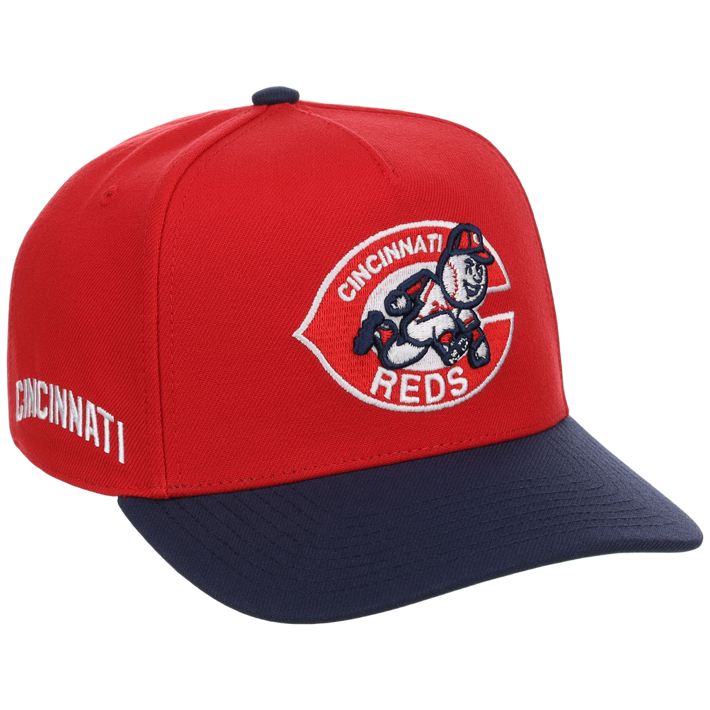 Cincinnati Reds Mitchell & Ness MLB 'Era Flip' Heritage Series Pro Pinch - Red/Navy