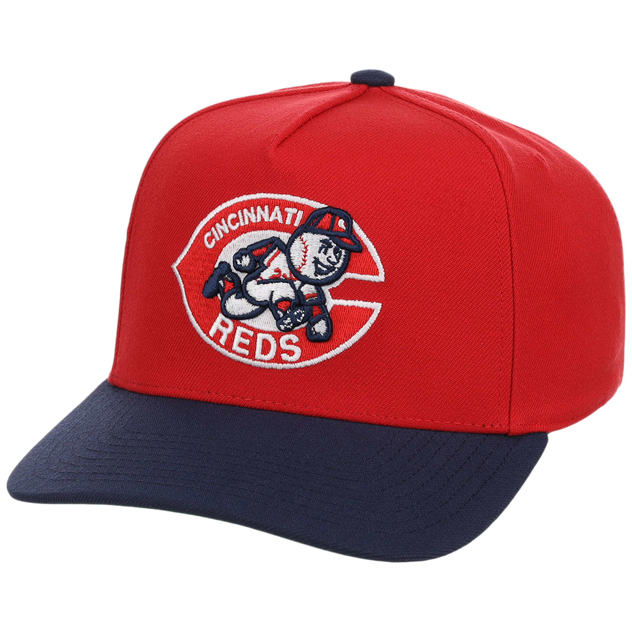 Cincinnati Reds Mitchell & Ness MLB 'Era Flip' Heritage Series Pro Pinch - Red/Navy