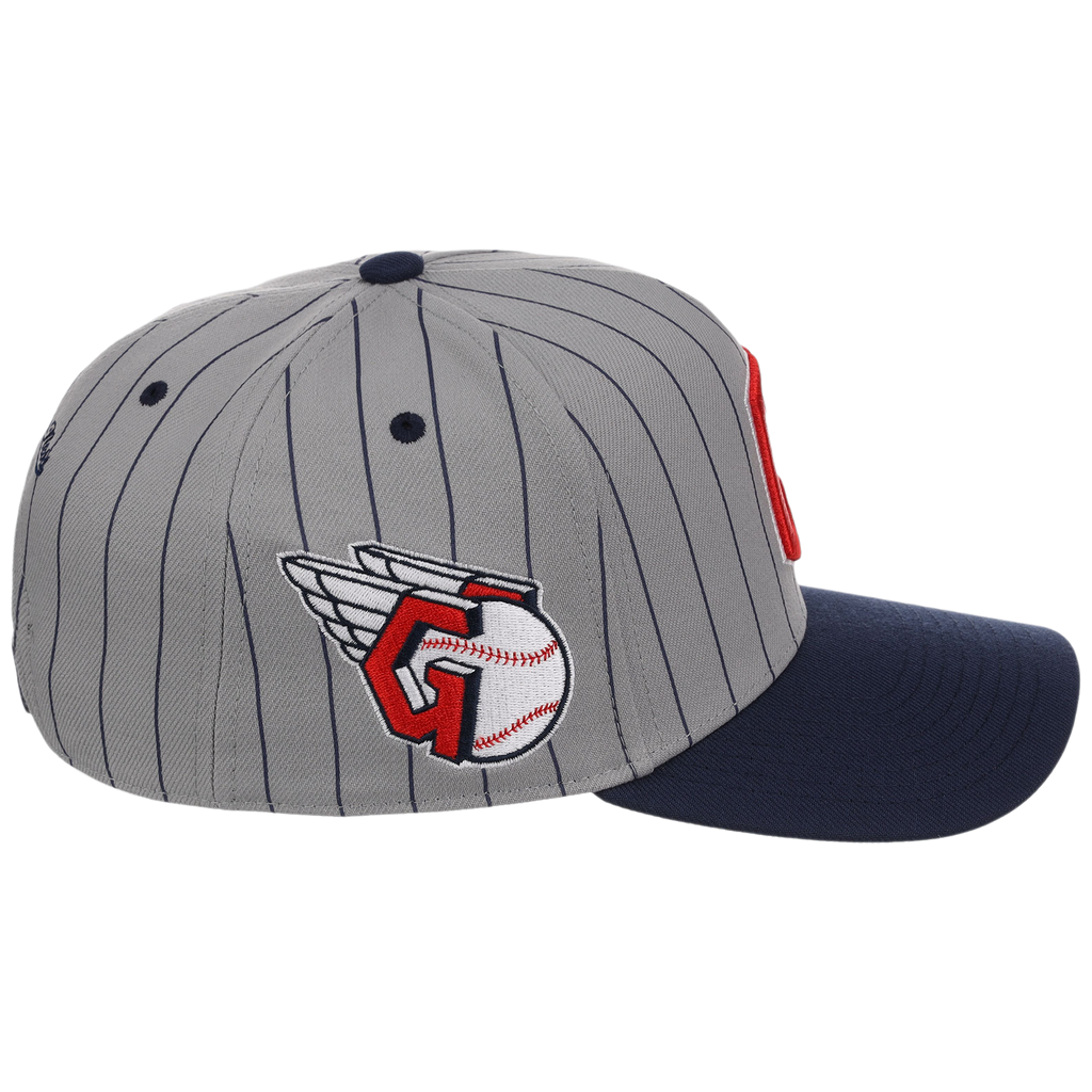 Cleveland Guardians Mitchell & Ness MLB 'Era Flip' Heritage Series Pro Pinch - Grey/Navy