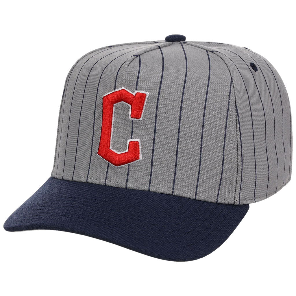Cleveland Guardians Mitchell & Ness MLB 'Era Flip' Heritage Series Pro Pinch - Grey/Navy