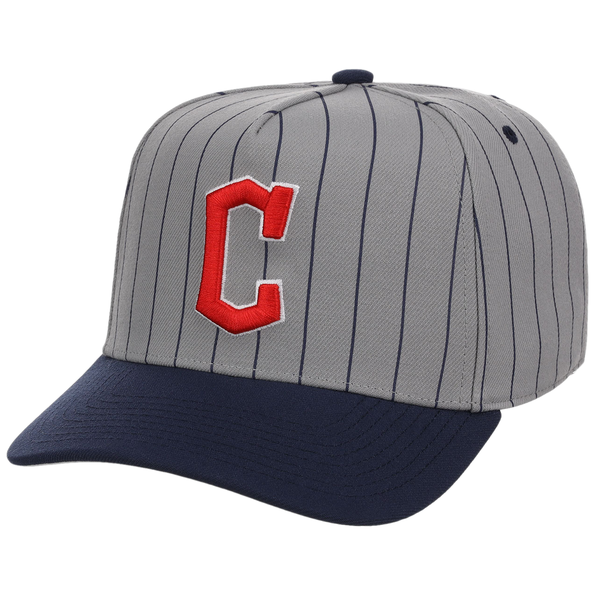 Cleveland Guardians Mitchell & Ness MLB 'Era Flip' Heritage Series Pro Pinch - Grey/Navy