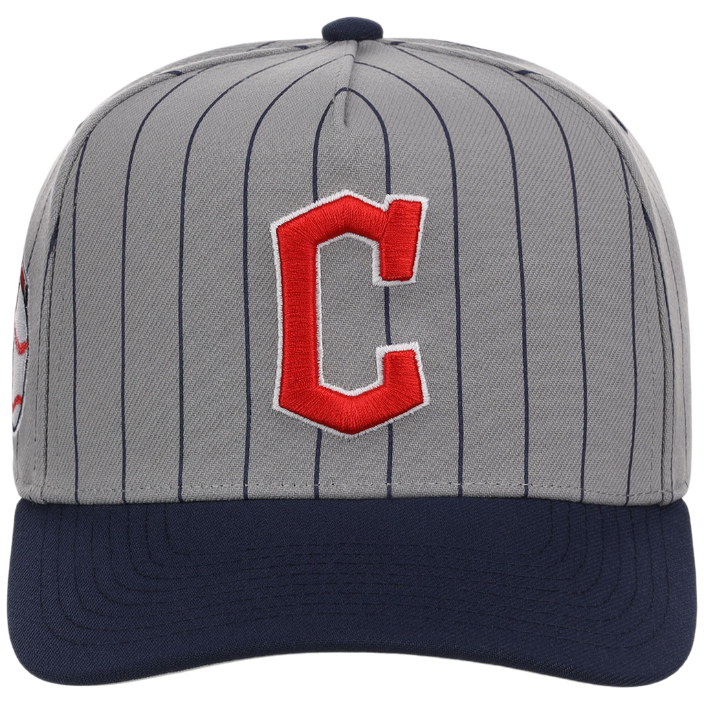 Cleveland Guardians Mitchell & Ness MLB 'Era Flip' Heritage Series Pro Pinch - Grey/Navy
