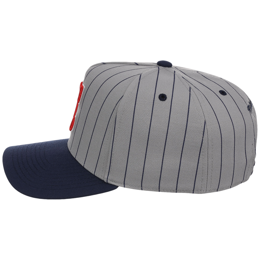 Cleveland Guardians Mitchell & Ness MLB 'Era Flip' Heritage Series Pro Pinch - Grey/Navy