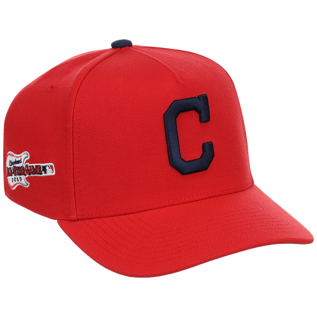 Cleveland Guardians Mitchell & Ness MLB 'Era Flip' Heritage Series Pro Pinch - Red/Red