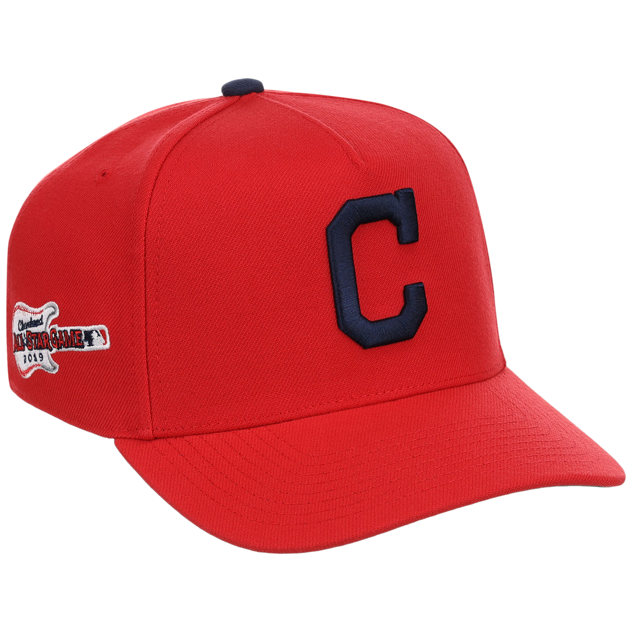 Cleveland Guardians Mitchell & Ness MLB 'Era Flip' Heritage Series Pro Pinch - Red/Red