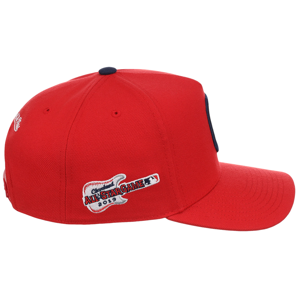 Cleveland Guardians Mitchell & Ness MLB 'Era Flip' Heritage Series Pro Pinch - Red/Red