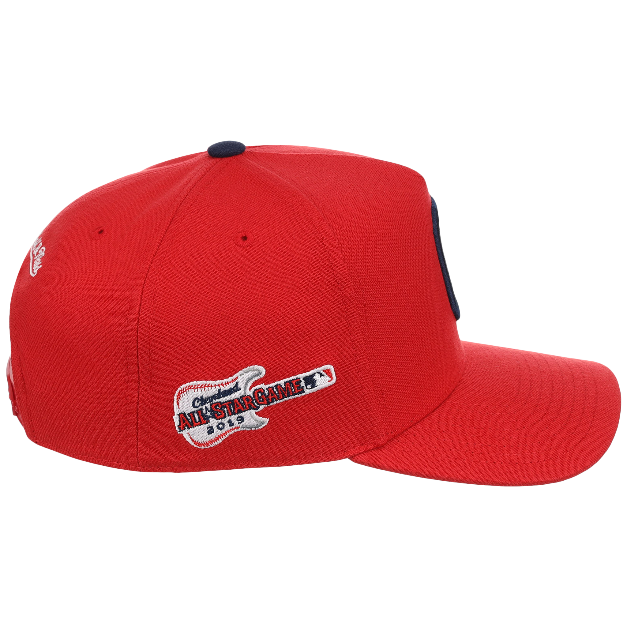 Cleveland Guardians Mitchell & Ness MLB 'Era Flip' Heritage Series Pro Pinch - Red/Red