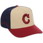 Cleveland Indians Mitchell & Ness MLB 'Era Flip' Heritage Series Pro Pinch - Cream/Maroon