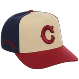 Cleveland Indians Mitchell & Ness MLB 'Era Flip' Heritage Series Pro Pinch - Cream/Maroon