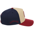 Cleveland Indians Mitchell & Ness MLB 'Era Flip' Heritage Series Pro Pinch - Cream/Maroon