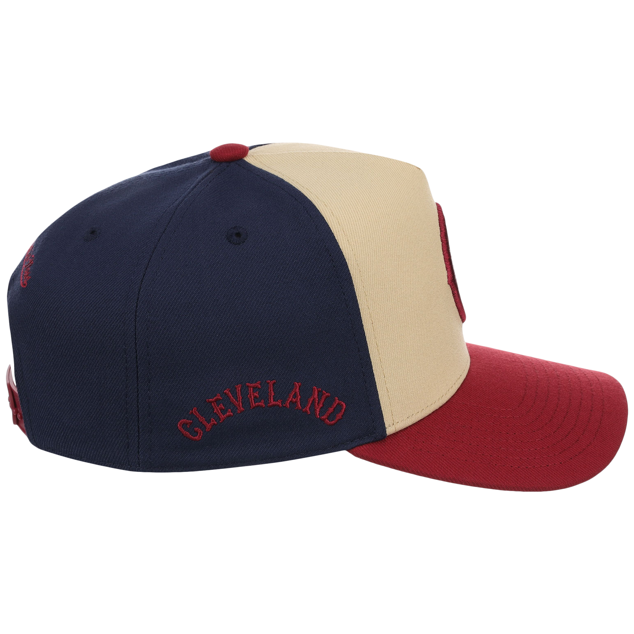 Cleveland Indians Mitchell & Ness MLB 'Era Flip' Heritage Series Pro Pinch - Cream/Maroon