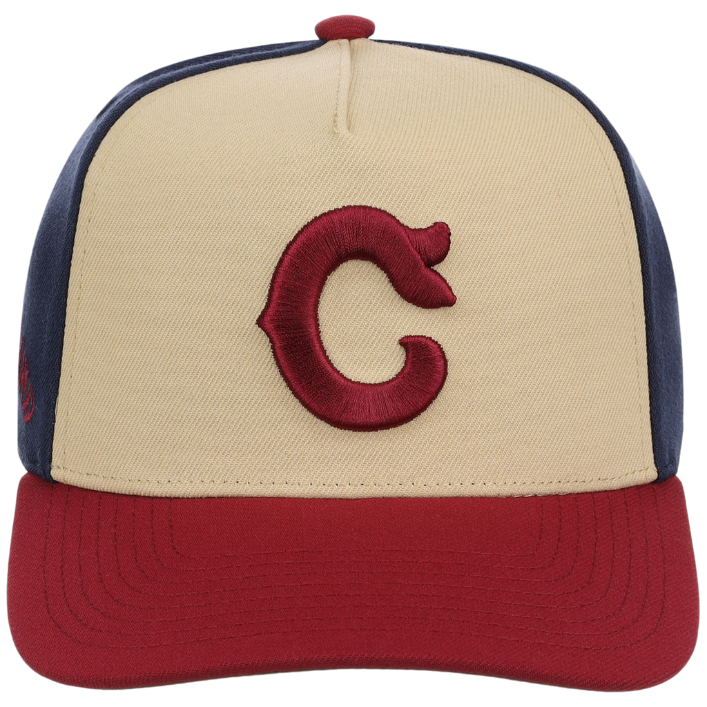 Cleveland Indians Mitchell & Ness MLB 'Era Flip' Heritage Series Pro Pinch - Cream/Maroon