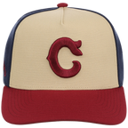 Cleveland Indians Mitchell & Ness MLB 'Era Flip' Heritage Series Pro Pinch - Cream/Maroon