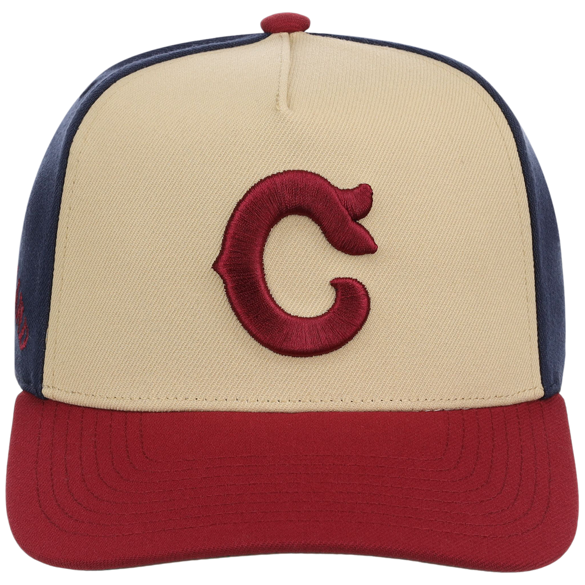 Cleveland Indians Mitchell & Ness MLB 'Era Flip' Heritage Series Pro Pinch - Cream/Maroon