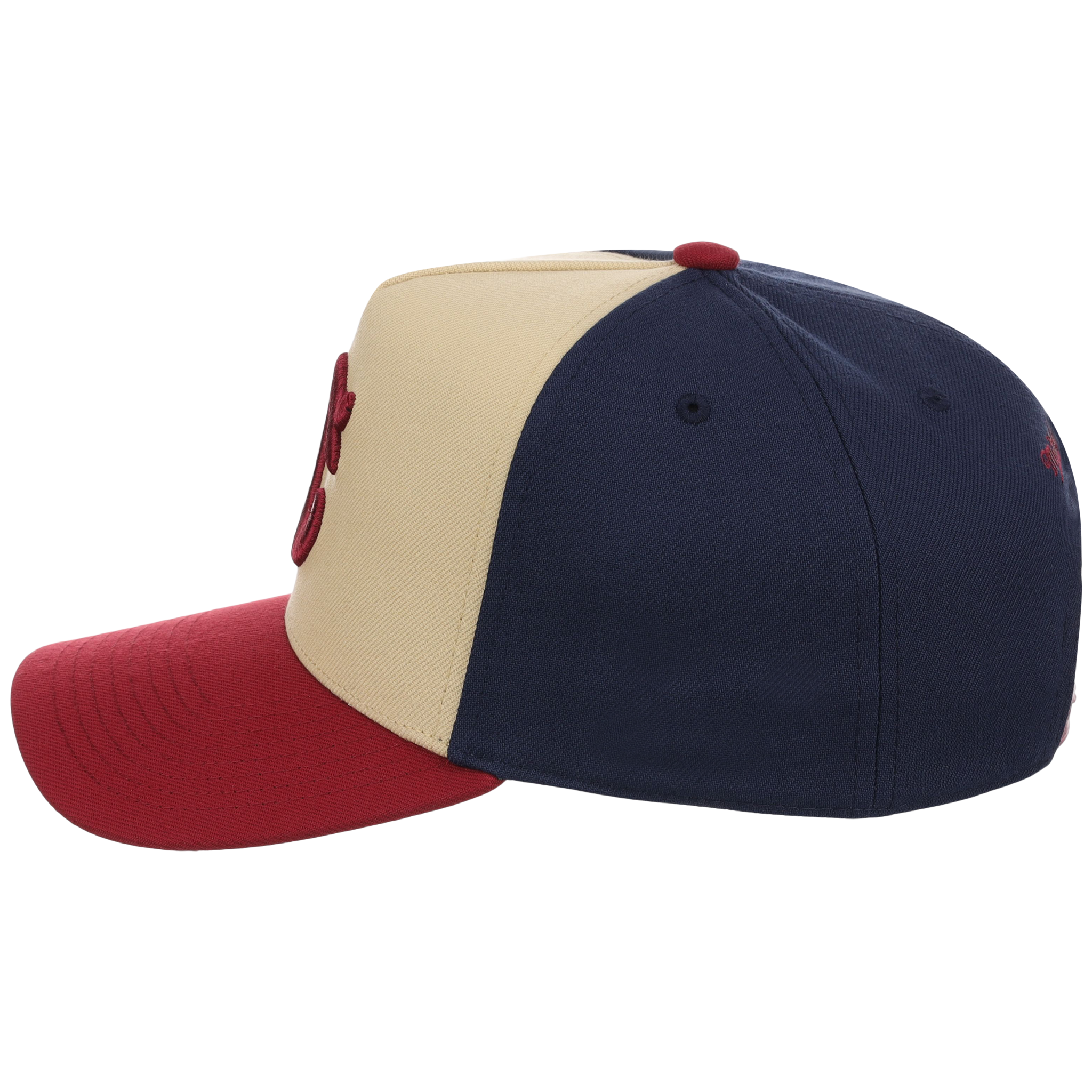 Cleveland Indians Mitchell & Ness MLB 'Era Flip' Heritage Series Pro Pinch - Cream/Maroon