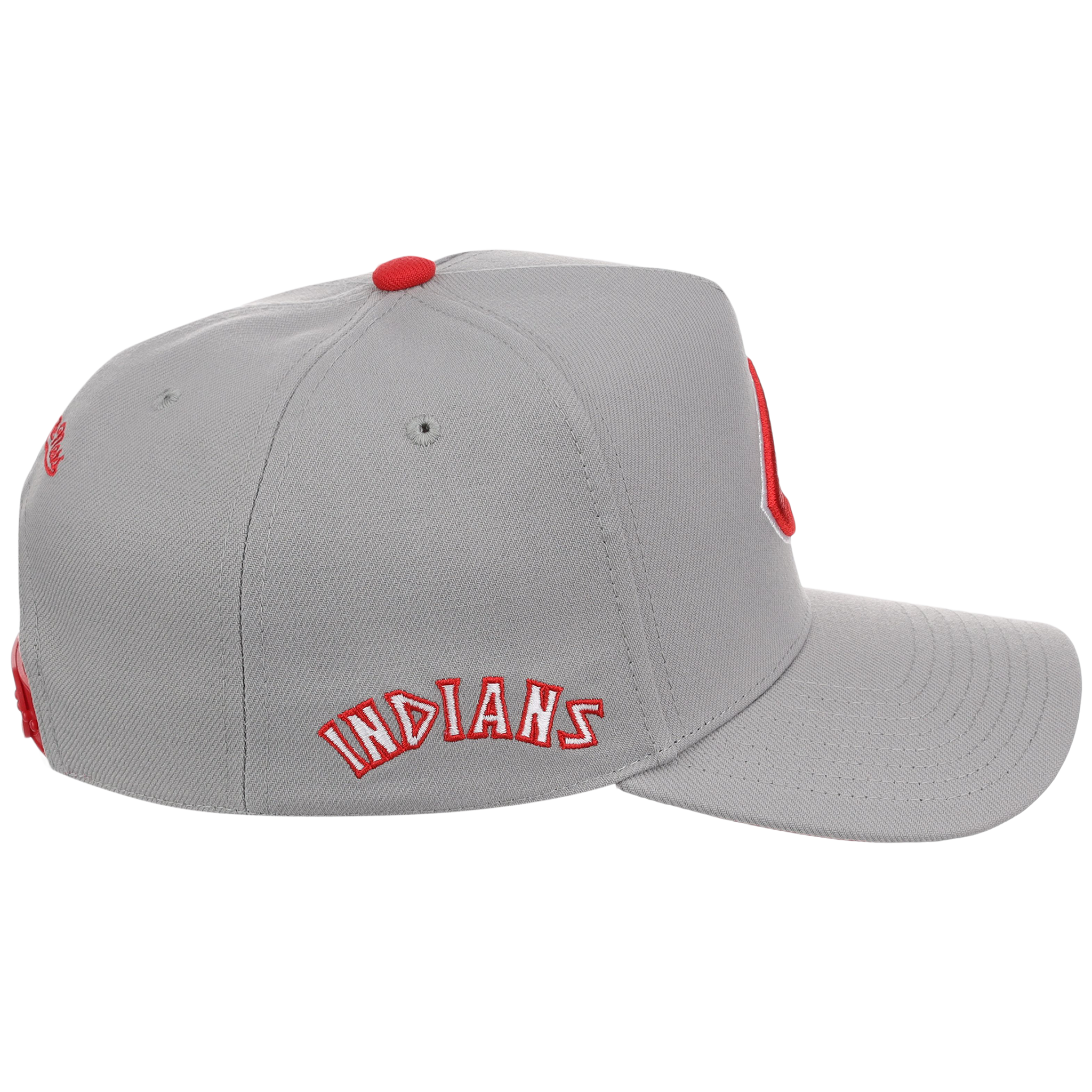 Cleveland Indians Mitchell & Ness MLB 'Era Flip' Heritage Series Pro Pinch - Grey/Gray
