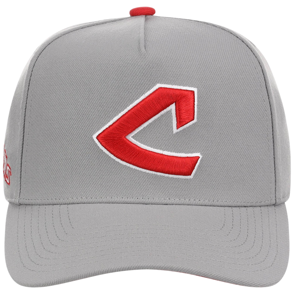 Cleveland Indians Mitchell & Ness MLB 'Era Flip' Heritage Series Pro Pinch - Grey/Gray