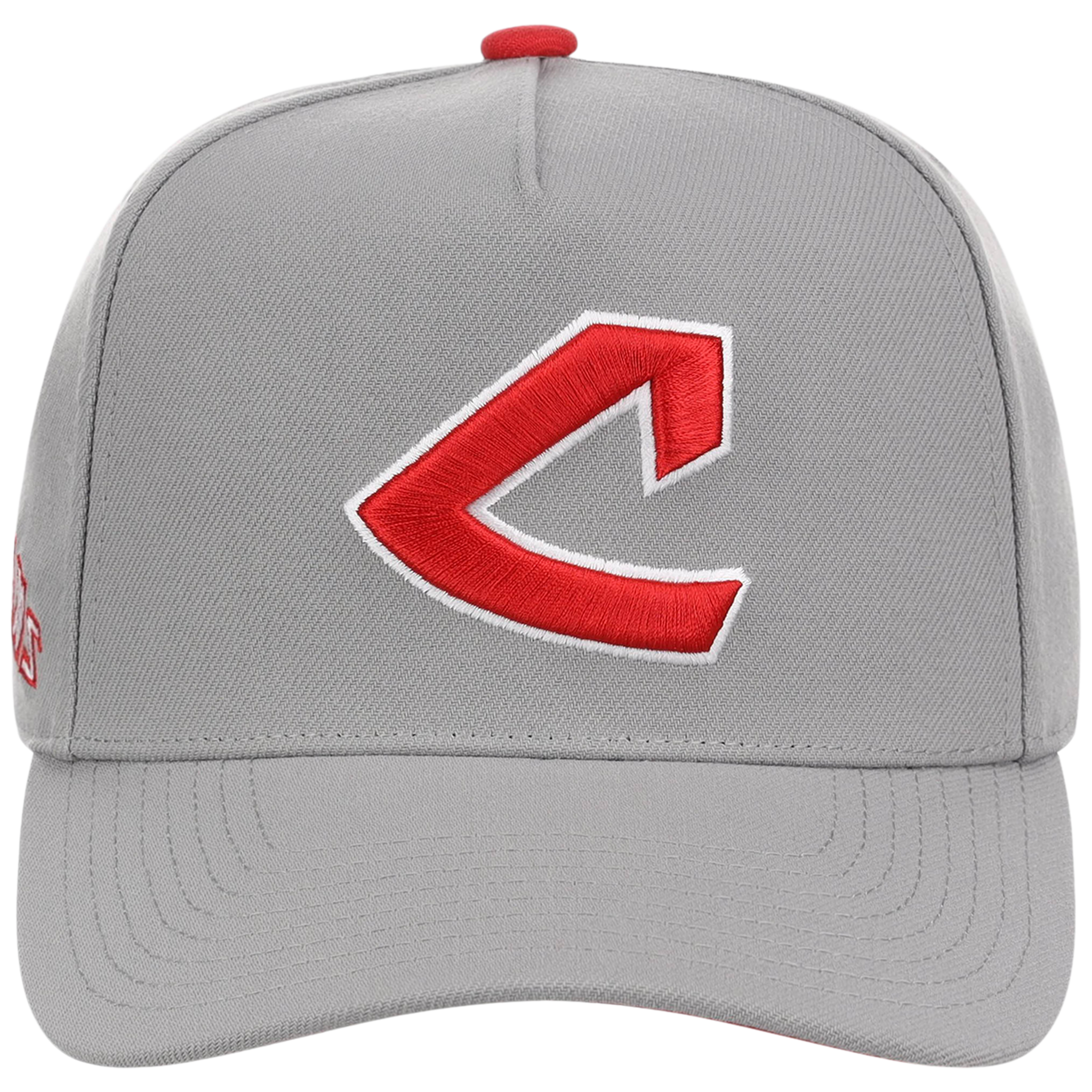 Cleveland Indians Mitchell & Ness MLB 'Era Flip' Heritage Series Pro Pinch - Grey/Gray