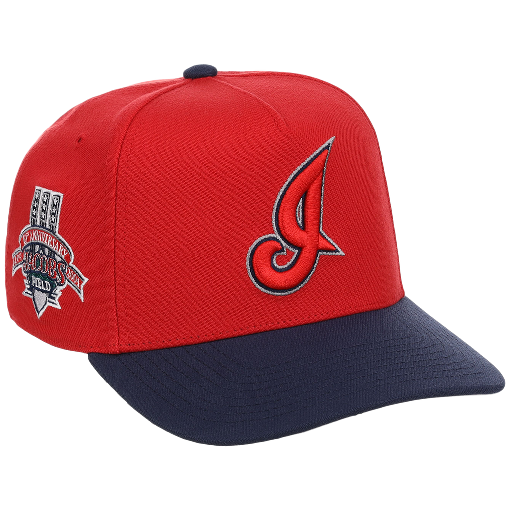 Cleveland Indians Mitchell & Ness MLB 'Era Flip' Heritage Series Pro Pinch - Red/Navy